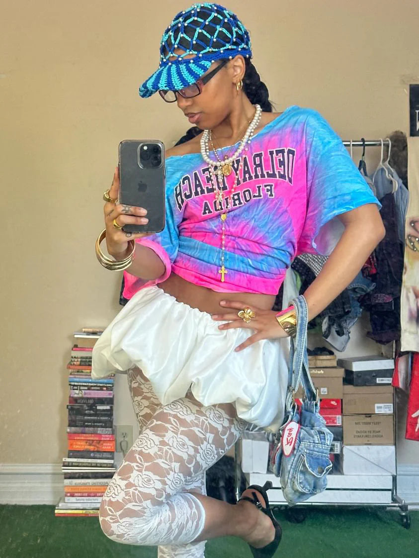 Stahl Knit Mesh Bball Hat - Blue Stripe