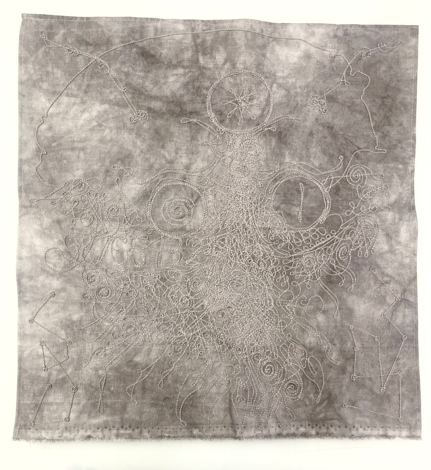CHALK.PRESS Chain Stitch Embroidered Bandana #3