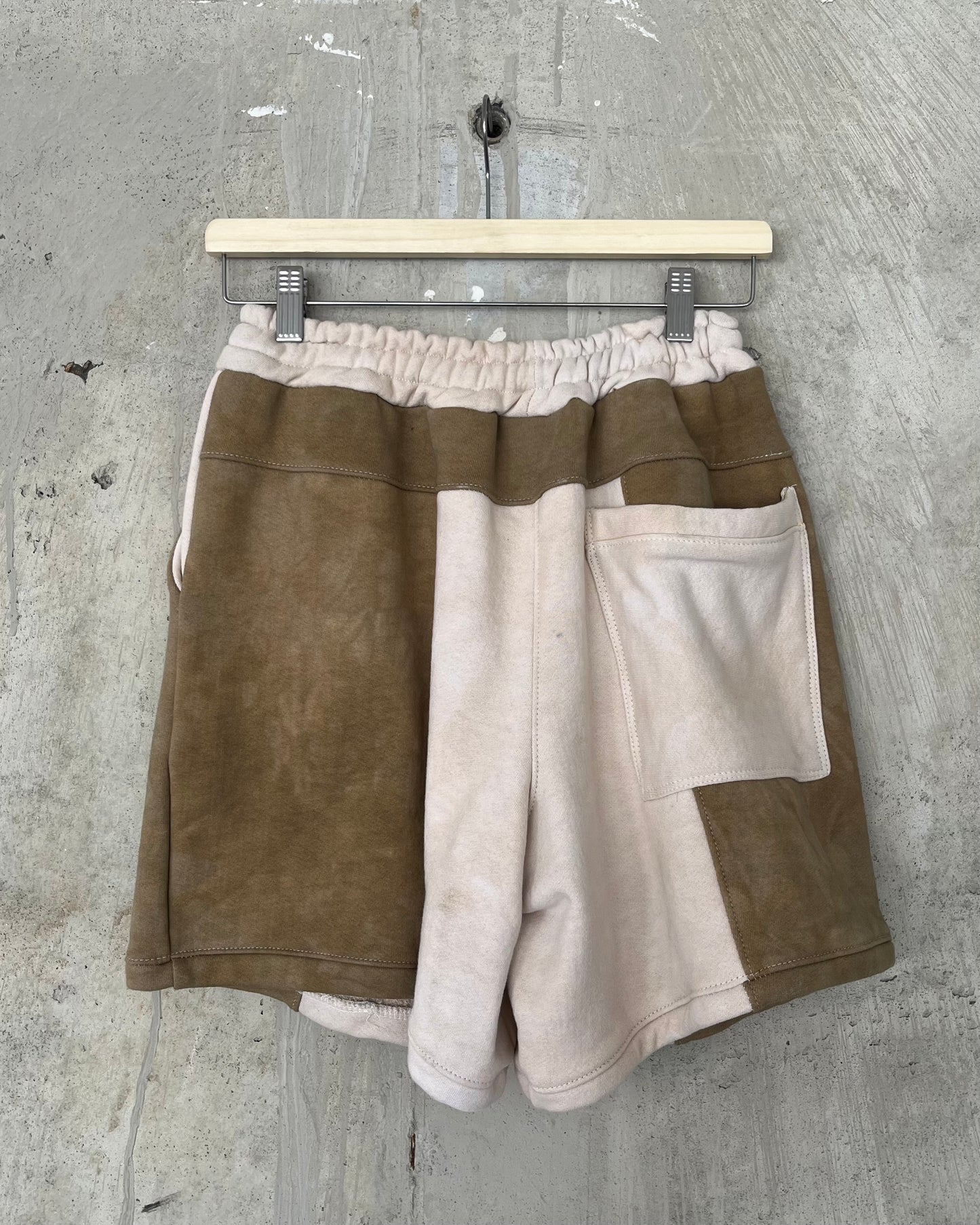 Drained Minds Wide Leg Shorts-Multi Green