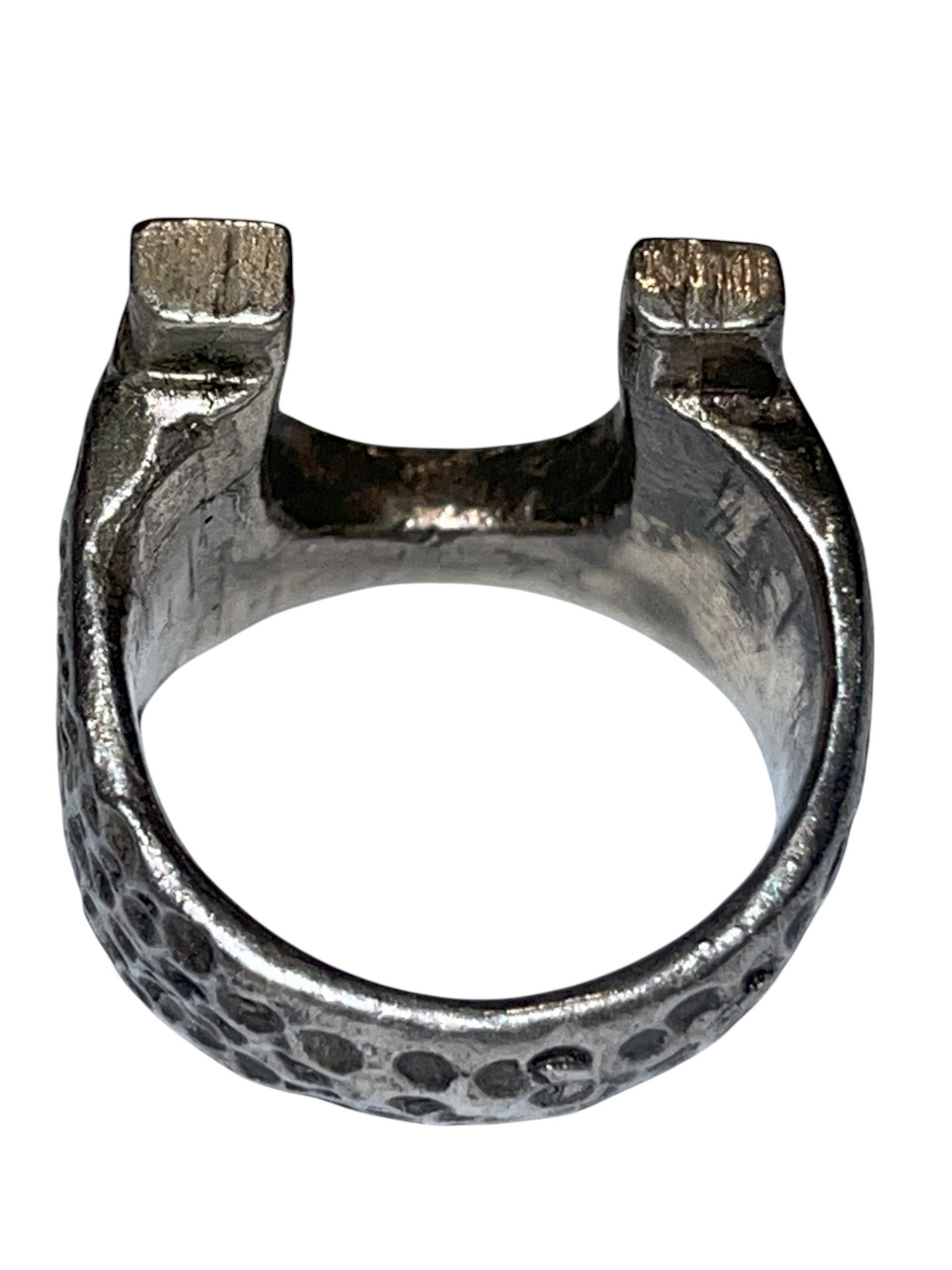 Ski Kansas Crater Horseshoe Ring