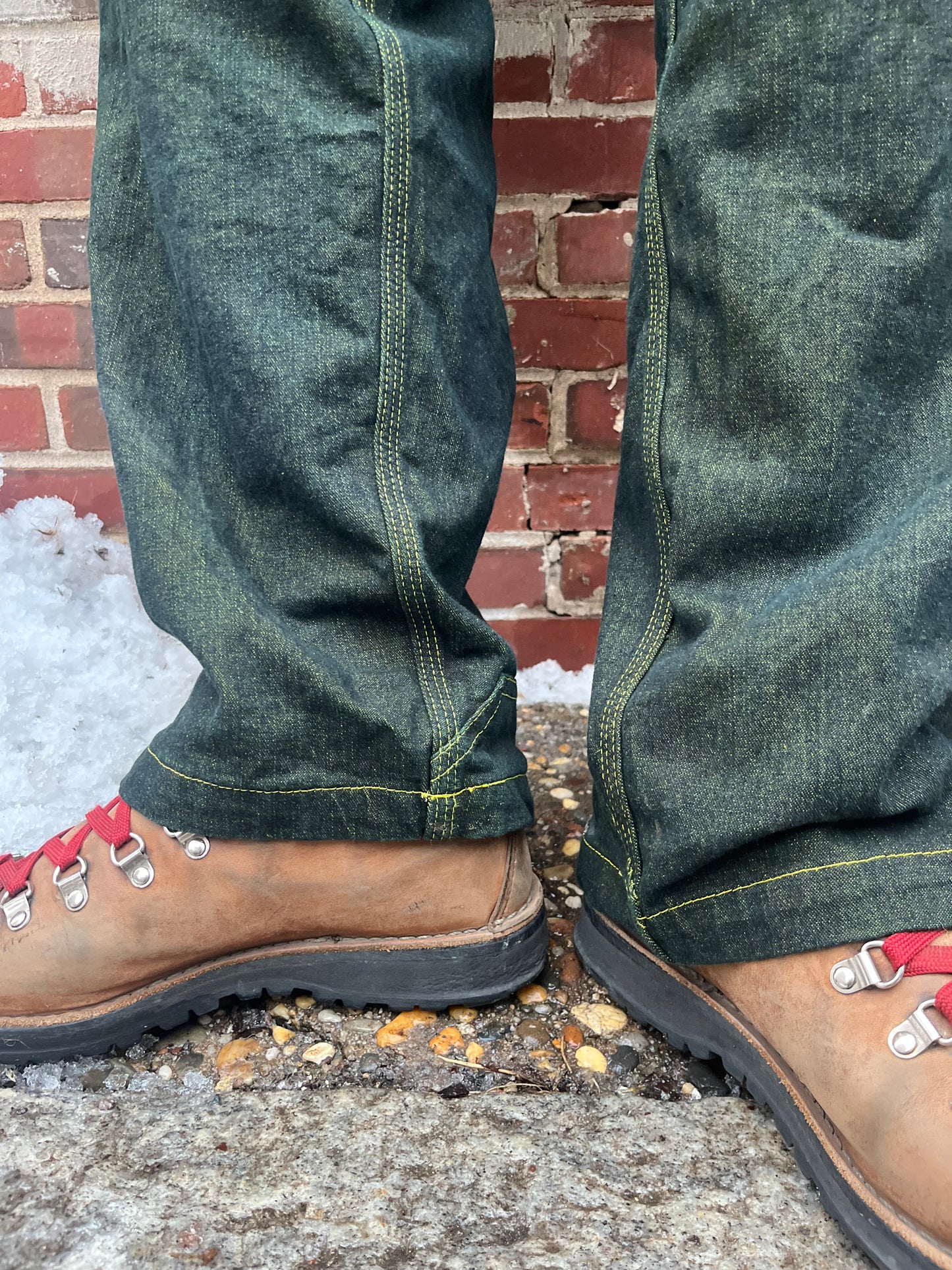 Dart Pocket Fatigue Pant - Turmeric Dyed Denim