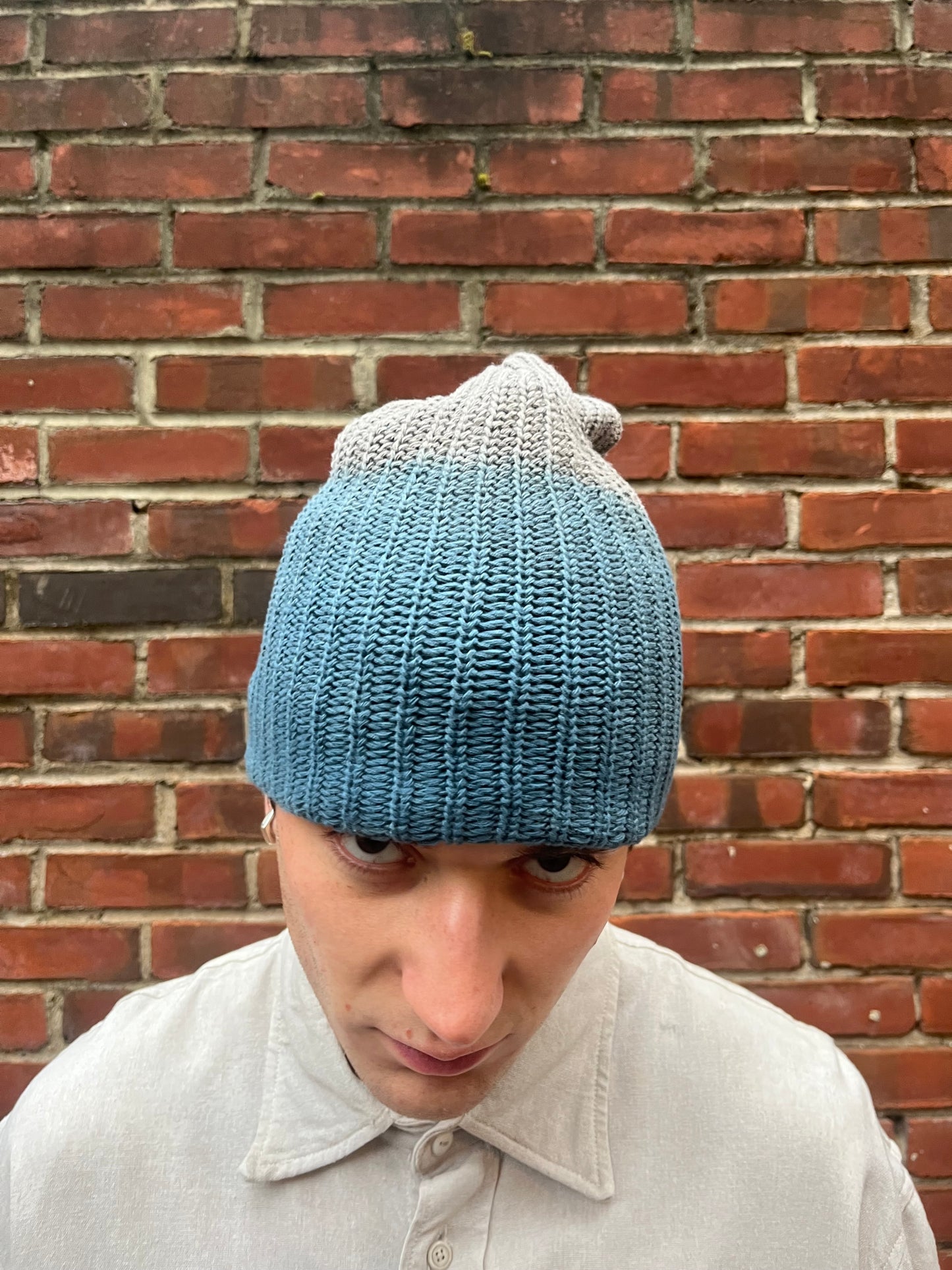 Watch Cap - Indigo & Black Tea + Rust Ombre