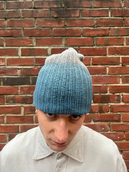 Watch Cap - Indigo & Black Tea + Rust Ombre