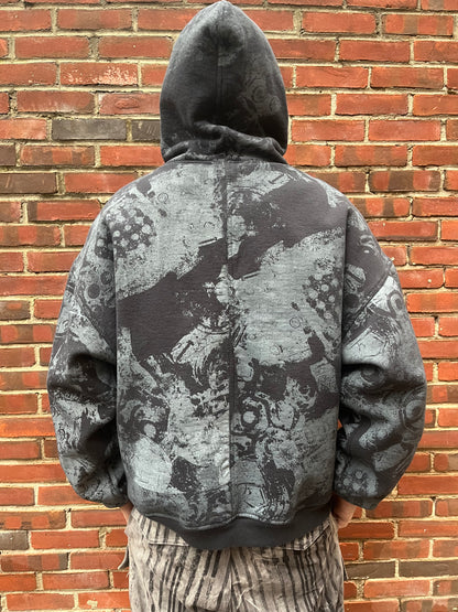 Scattered Surface Print Hoodie
