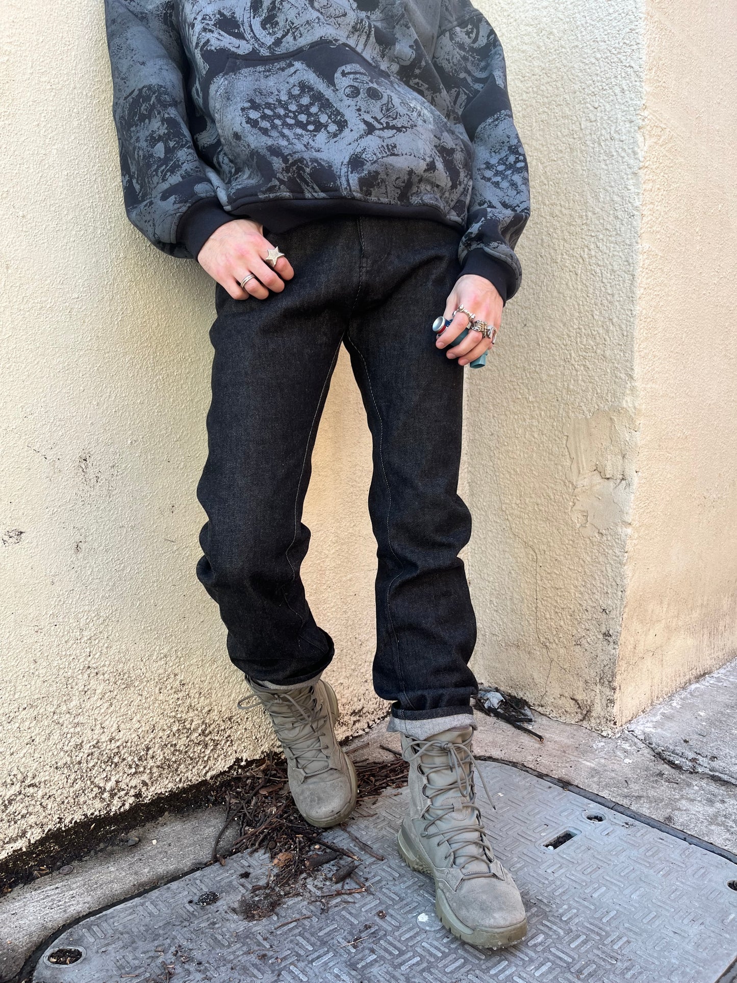 Richard Alexander Cooke Minuets Selvedge Jeans- Abyss
