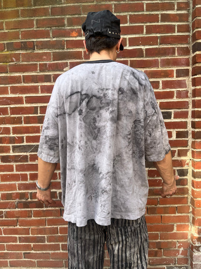 2 Pocket GIGANTIC Henley Tee - Back Tea Dye