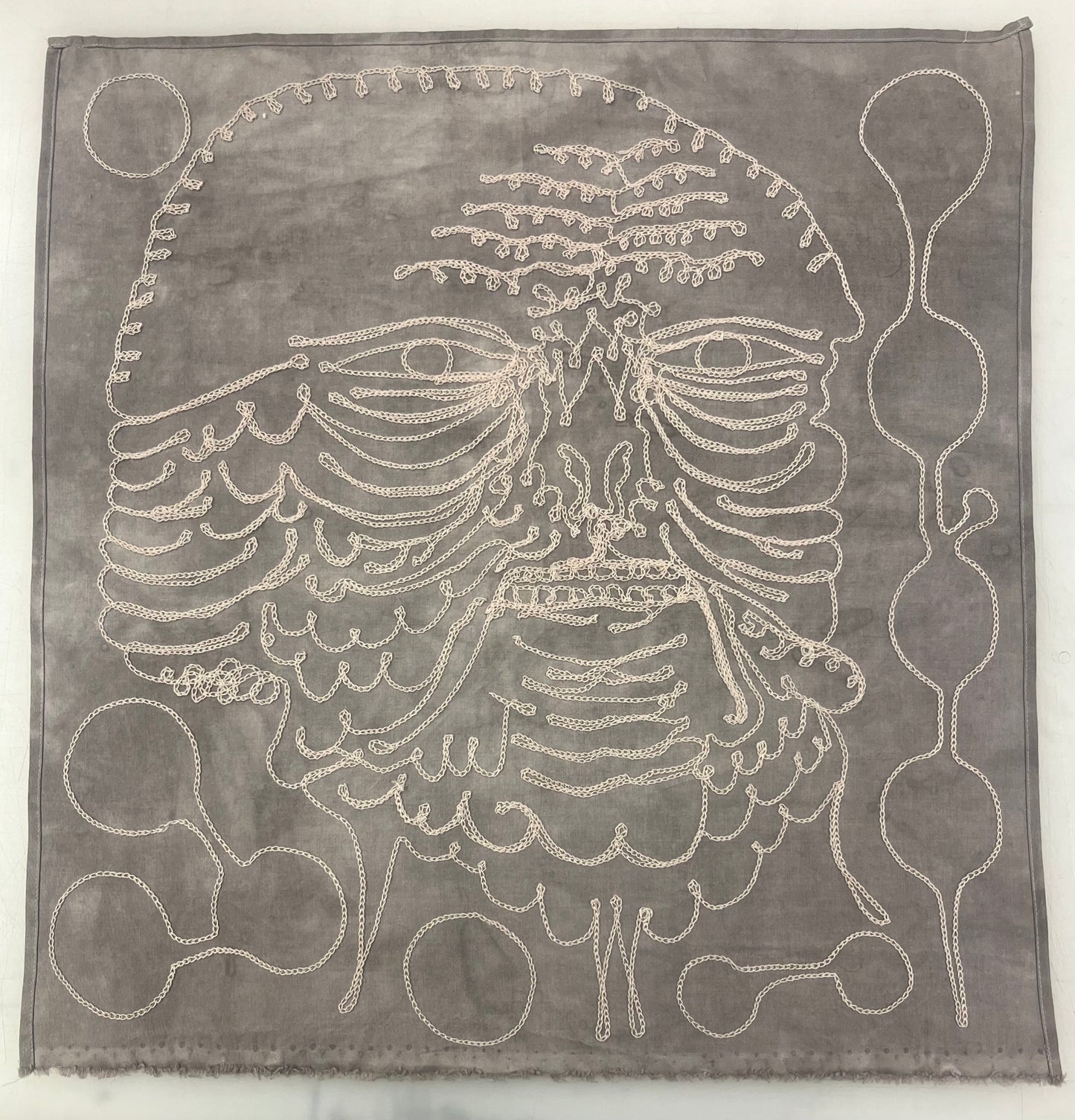 CHALK.PRESS Chain Stitch Embroidered Bandana #6