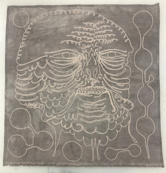 CHALK.PRESS Chain Stitch Embroidered Bandana #6