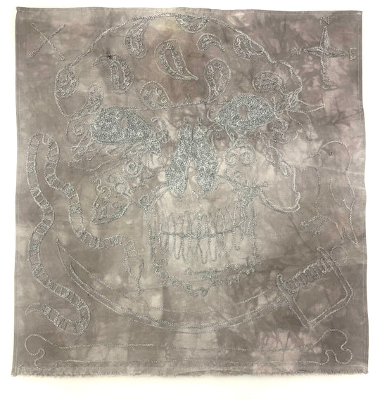 CHALK.PRESS Chain Stitch Embroidered Bandana #4