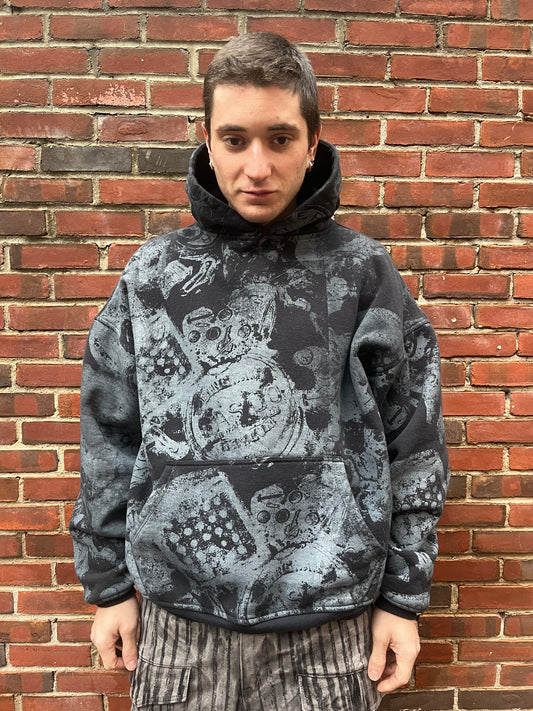 Scattered Surface Print Hoodie