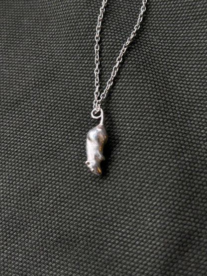 Ski Kansas RAT Pendant - .925 Sterling Silver