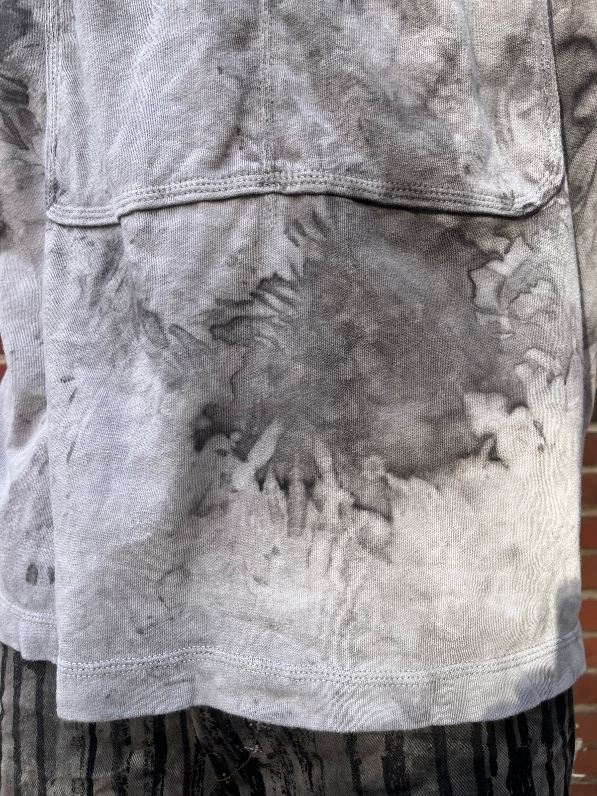2 Pocket GIGANTIC Henley Tee - Back Tea Dye