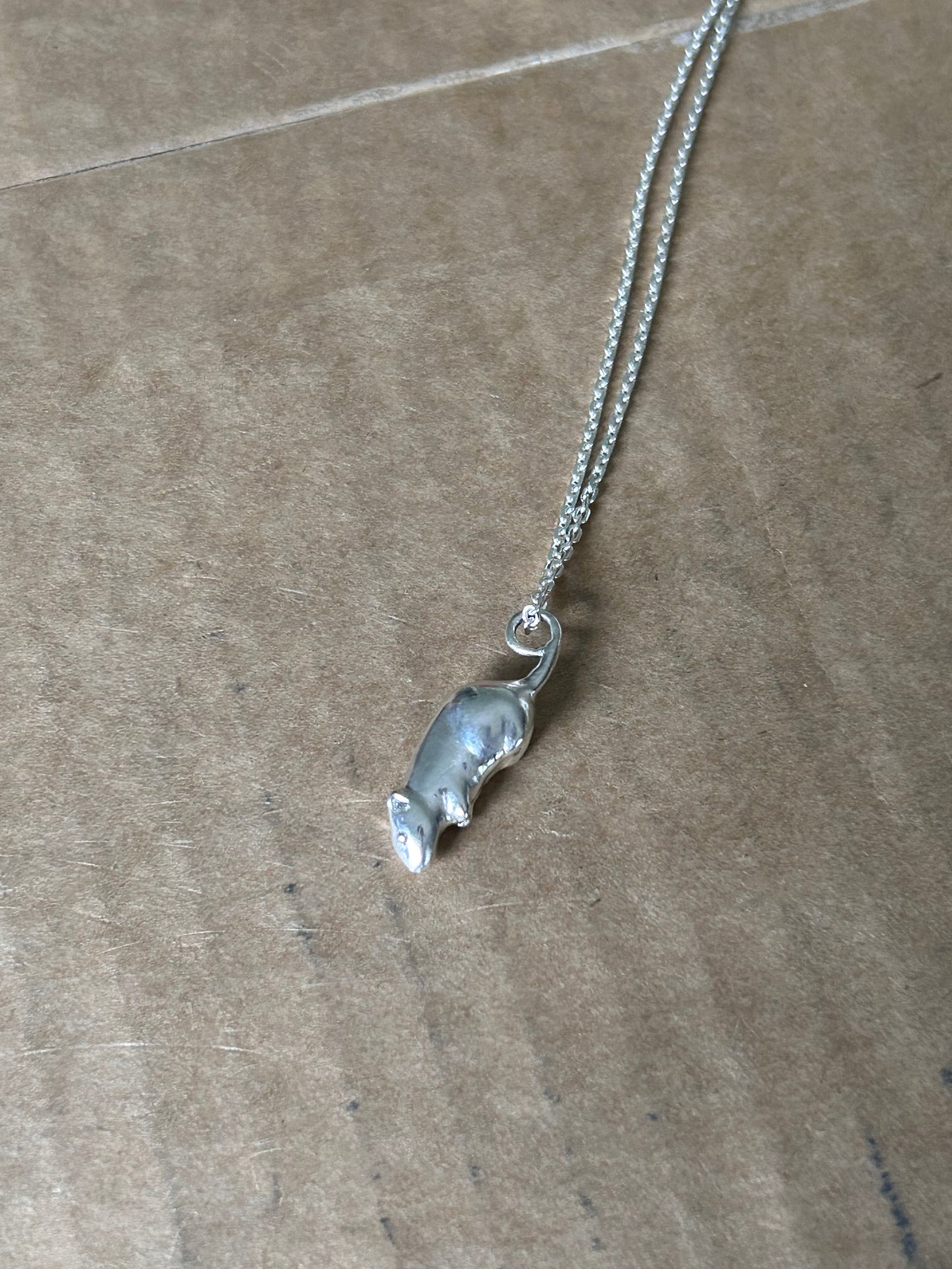 Ski Kansas RAT Pendant - .925 Sterling Silver