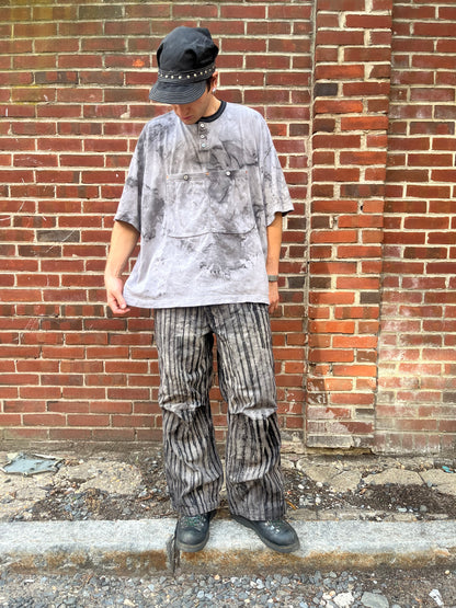 2 Pocket GIGANTIC Henley Tee - Back Tea Dye