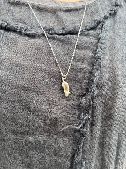 Ski Kansas RAT Pendant - .925 Sterling Silver