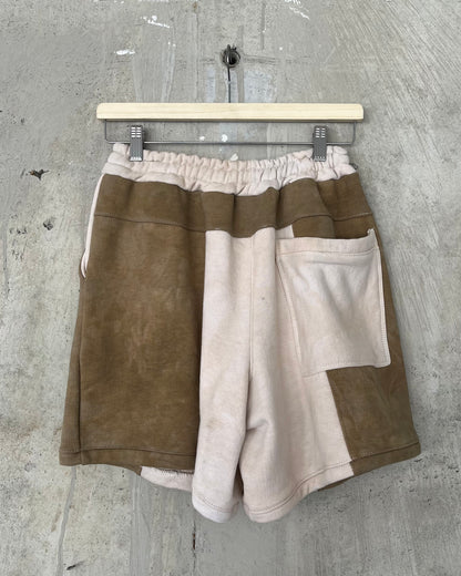 Drained Minds Wide Leg Shorts-Multi Green