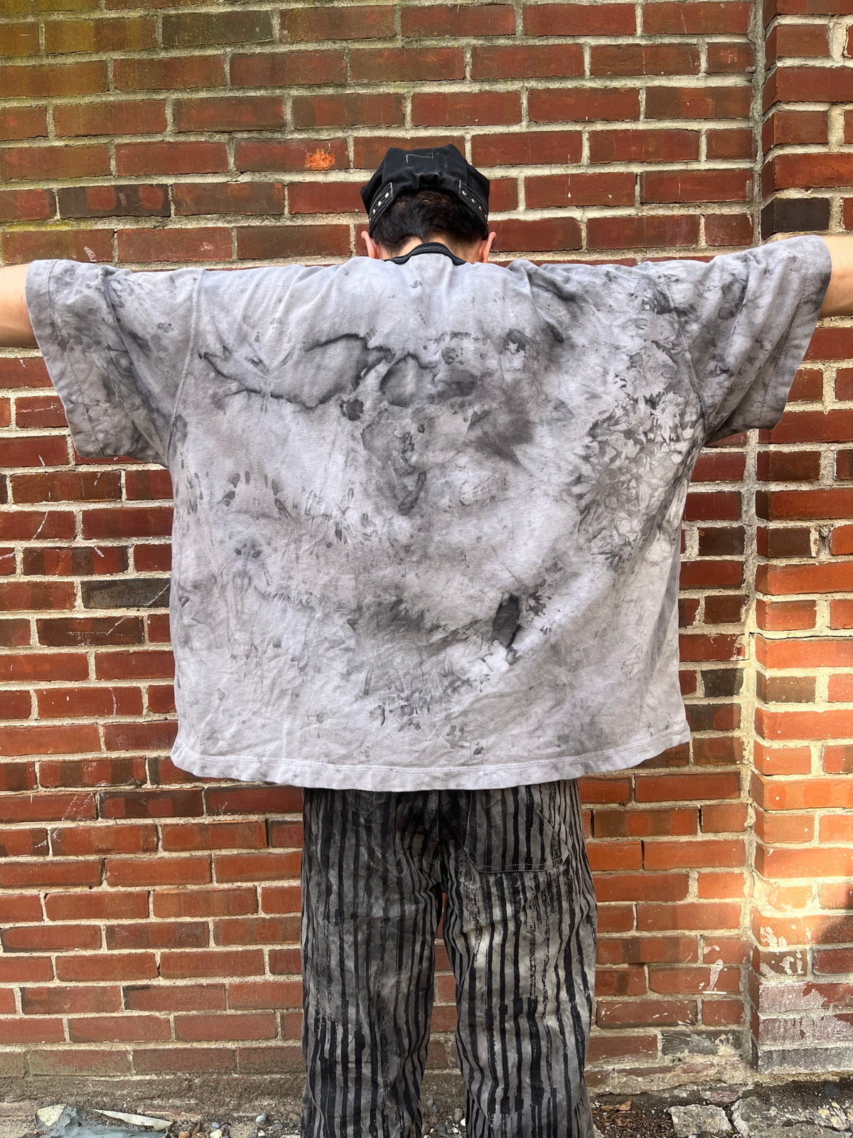 2 Pocket GIGANTIC Henley Tee - Back Tea Dye