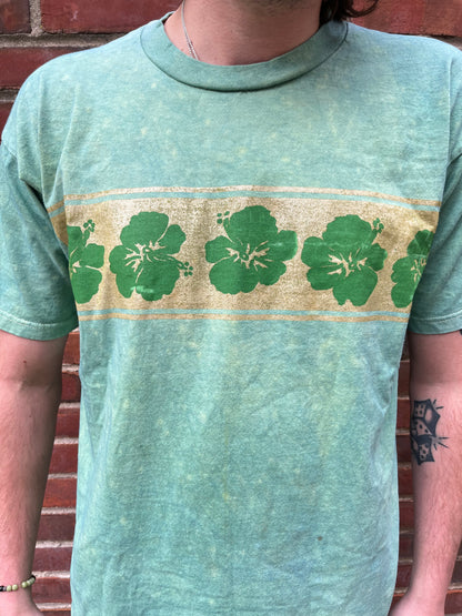 Floral Immoral T-Shirt- Indigo Turmeric