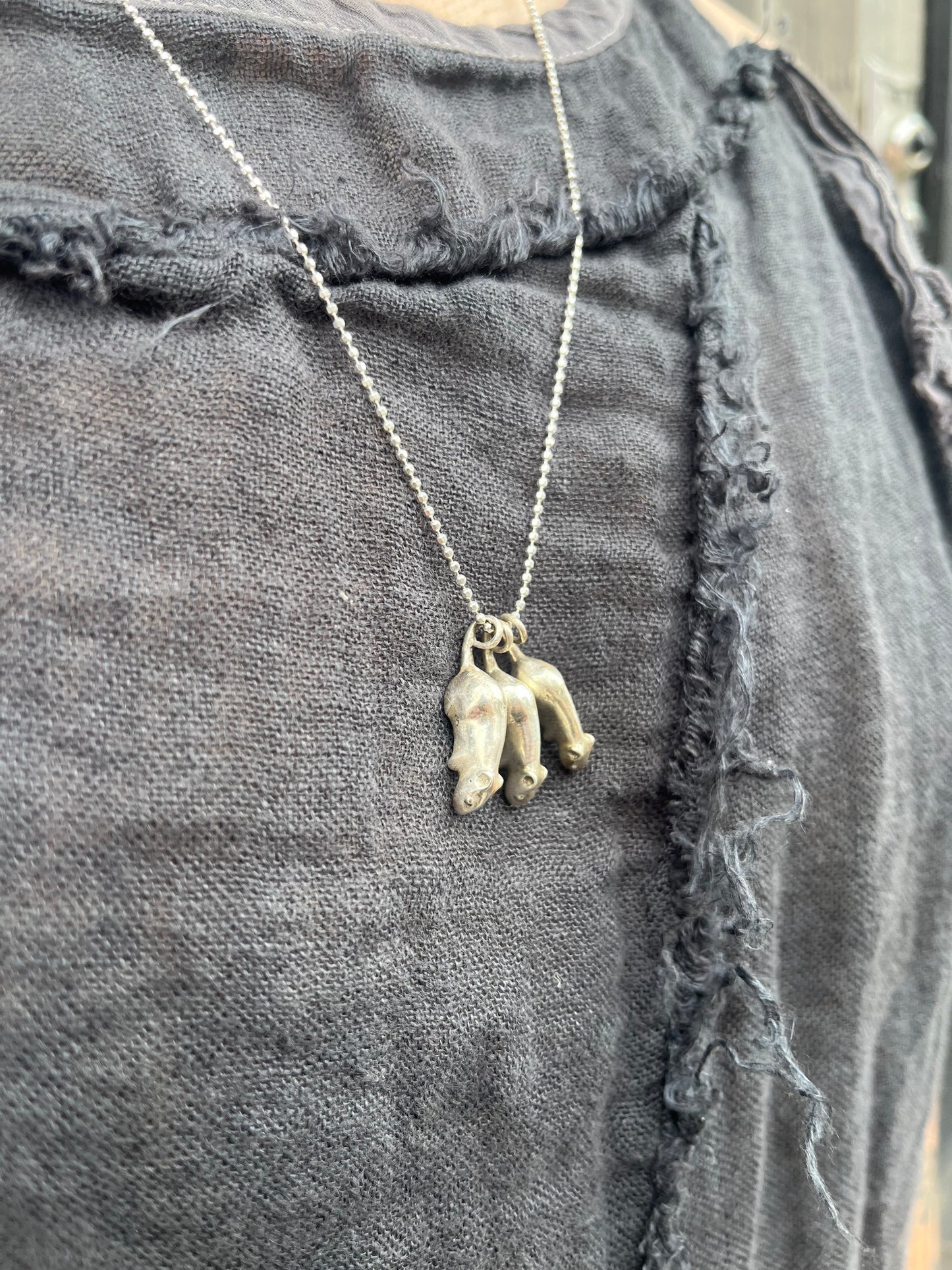Ski Kansas RAT Pendant - .925 Sterling Silver