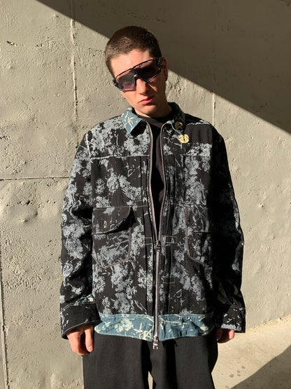 Drained Minds Bias Jacket- Blue Black