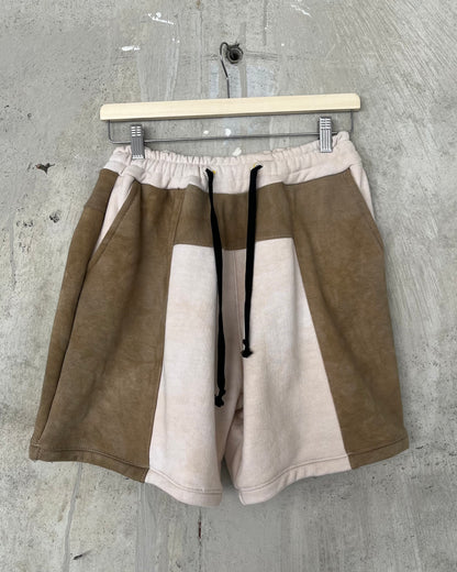 Drained Minds Wide Leg Shorts-Multi Green