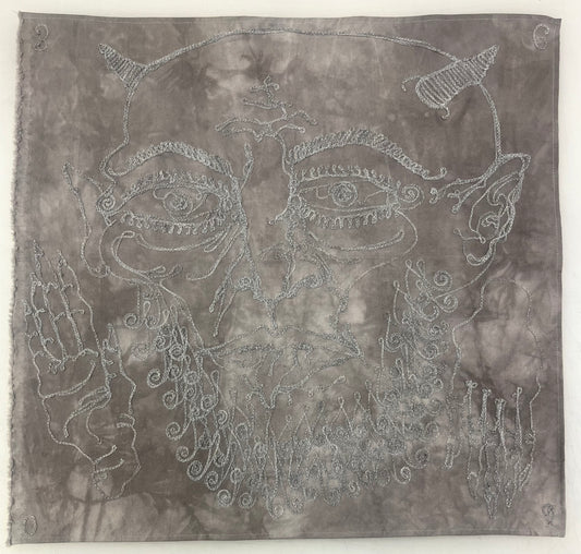 CHALK.PRESS Chain Stitched Embroidered Bandana #2