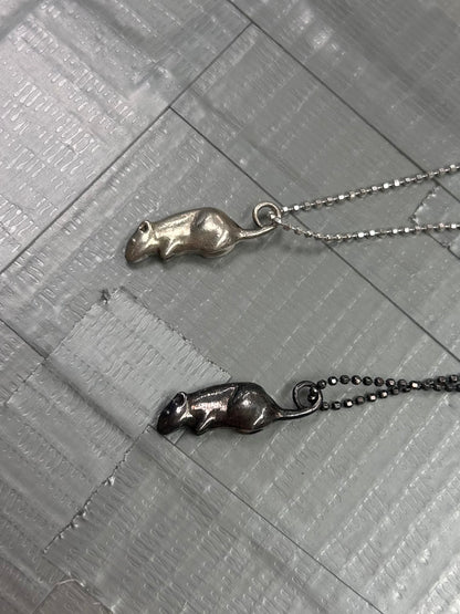 Ski Kansas RAT Pendant - .925 Sterling Silver