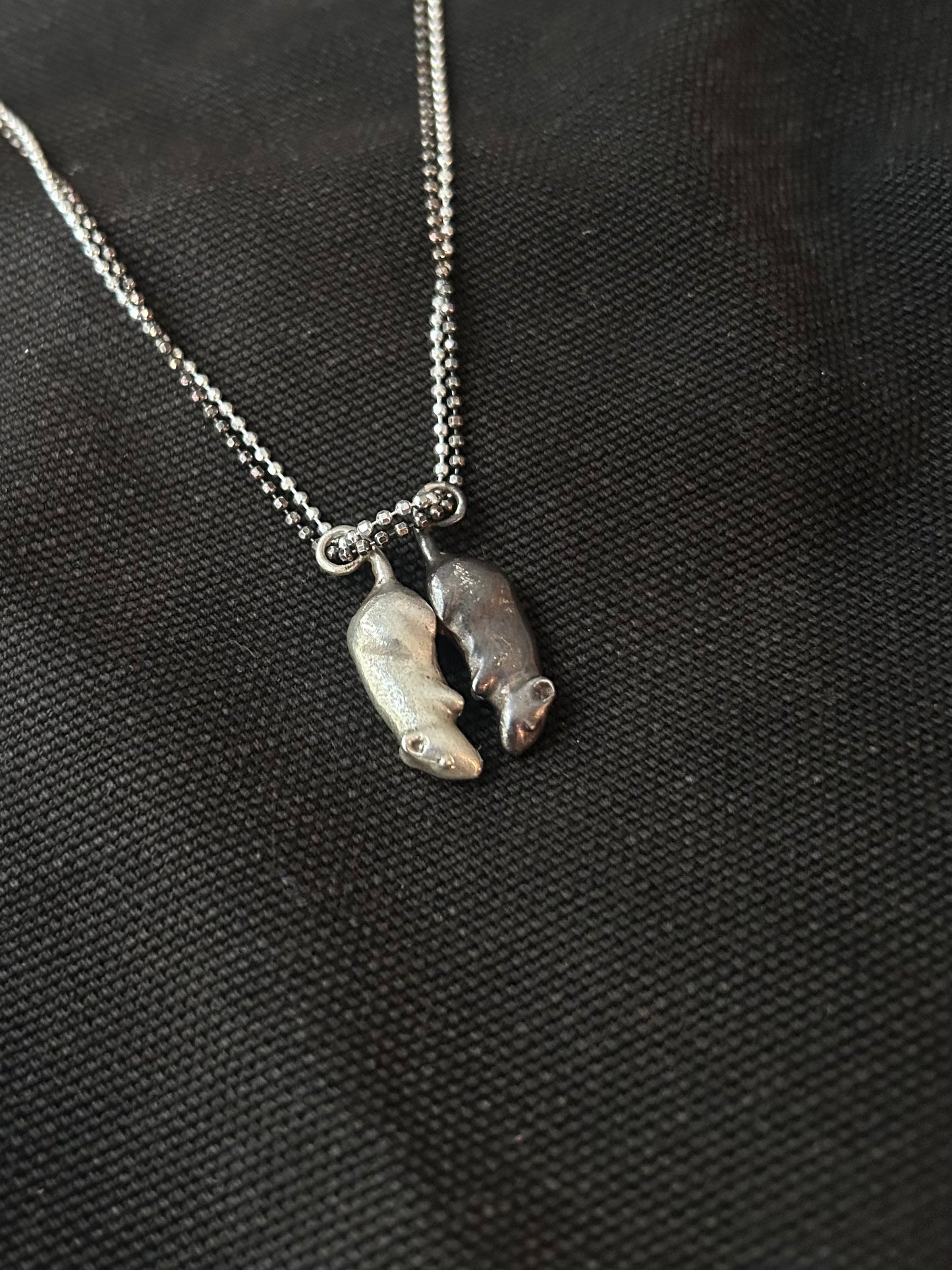 Ski Kansas RAT Pendant - .925 Sterling Silver