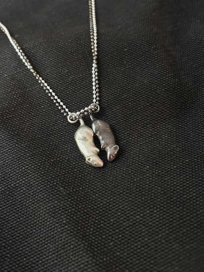 Ski Kansas RAT Pendant - .925 Sterling Silver