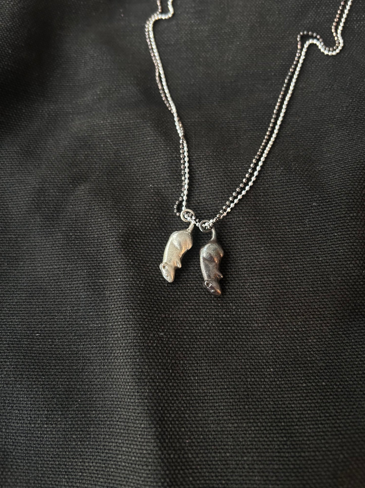 Ski Kansas RAT Pendant - .925 Sterling Silver