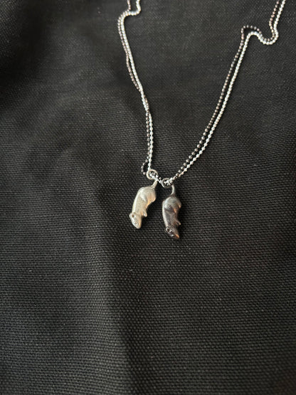 Ski Kansas RAT Pendant - .925 Sterling Silver