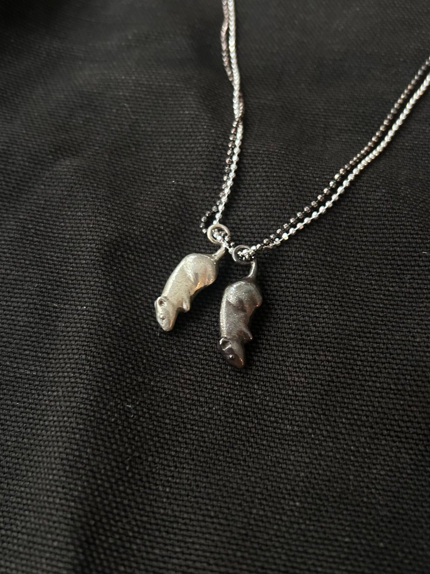 Ski Kansas RAT Pendant - .925 Sterling Silver