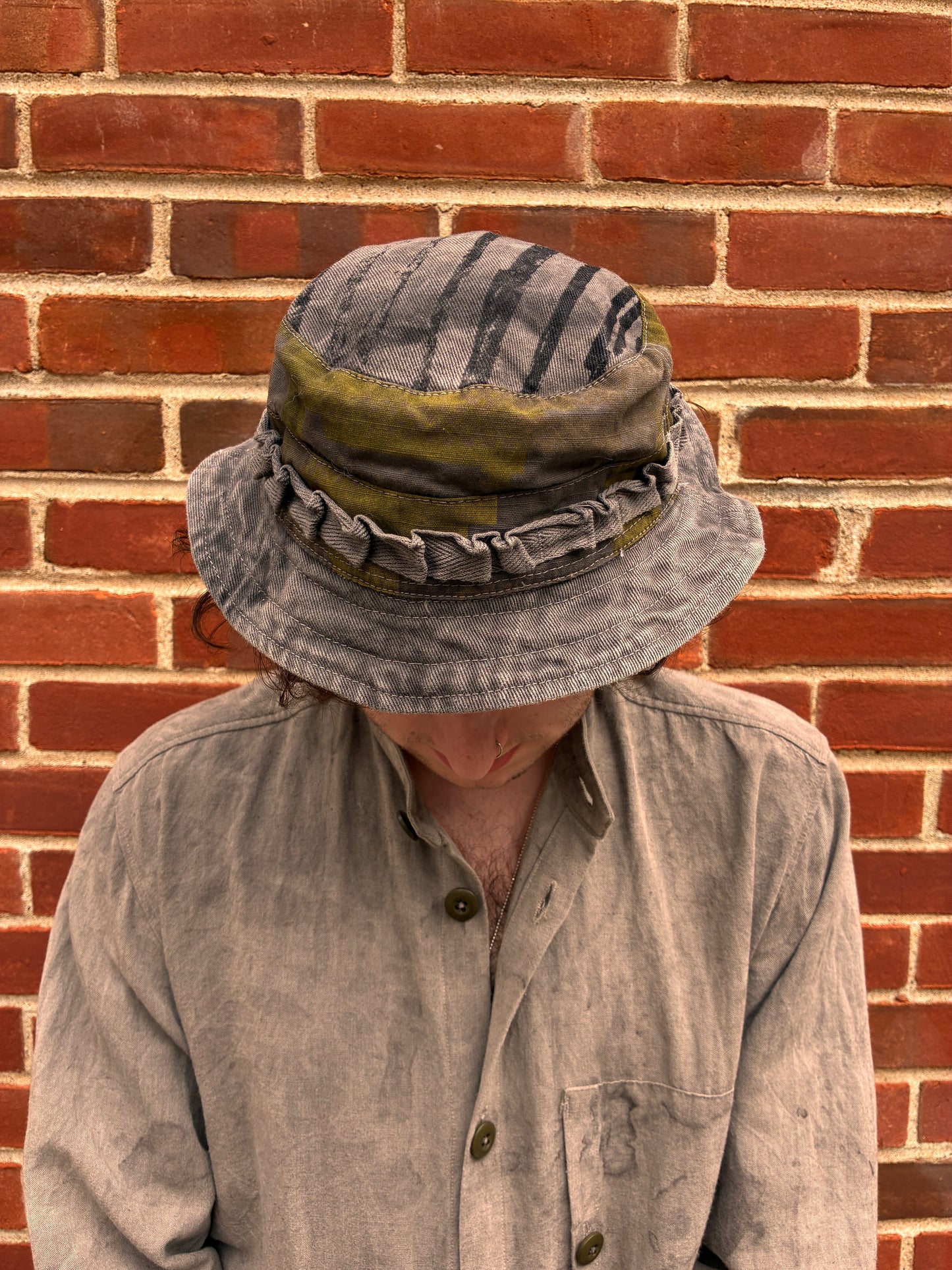 Jungle Hat - Black Tea Dyed Crazy 1/1