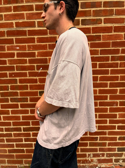 2 Pocket GIGANTIC Henley Tee - Back Tea + Rust Dyed