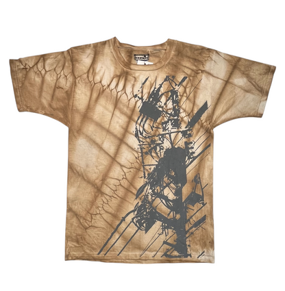 Electric Box T-Shirt - Persimmon Cross Dyed