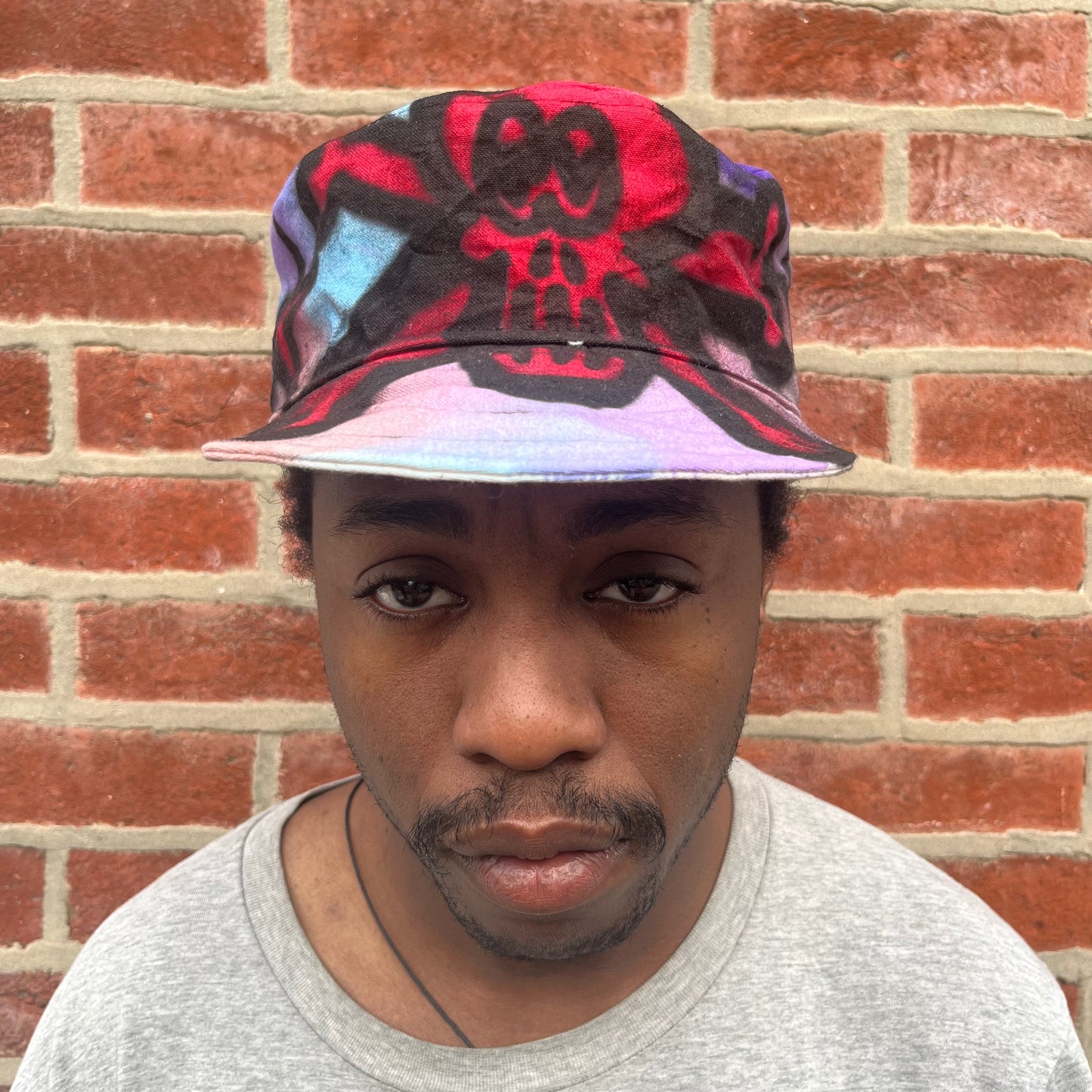 Hiero Maar Airbrushed Cap - Crossbone