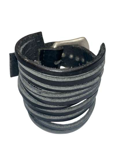 Timewave Slit Leather Cuff