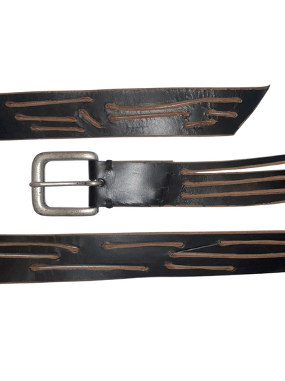 Mandrake Slit Leather Belt