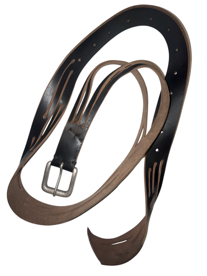 Mandrake Slit Leather Belt