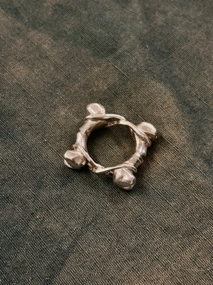 Ski Kansas Double Broken Bone Ring