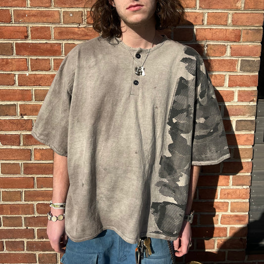 HUGE Henley T - Acorn Camo