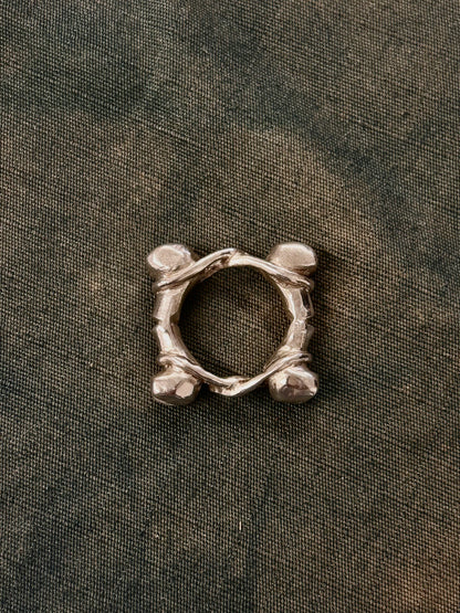 Ski Kansas Double Broken Bone Ring