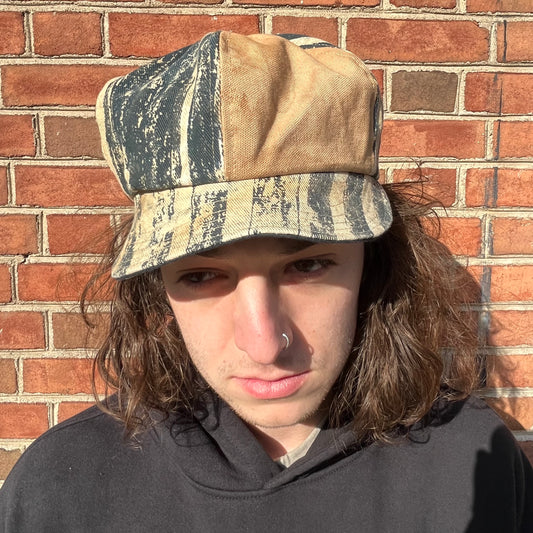 Rat Tail Hat - Persimmon and Camo