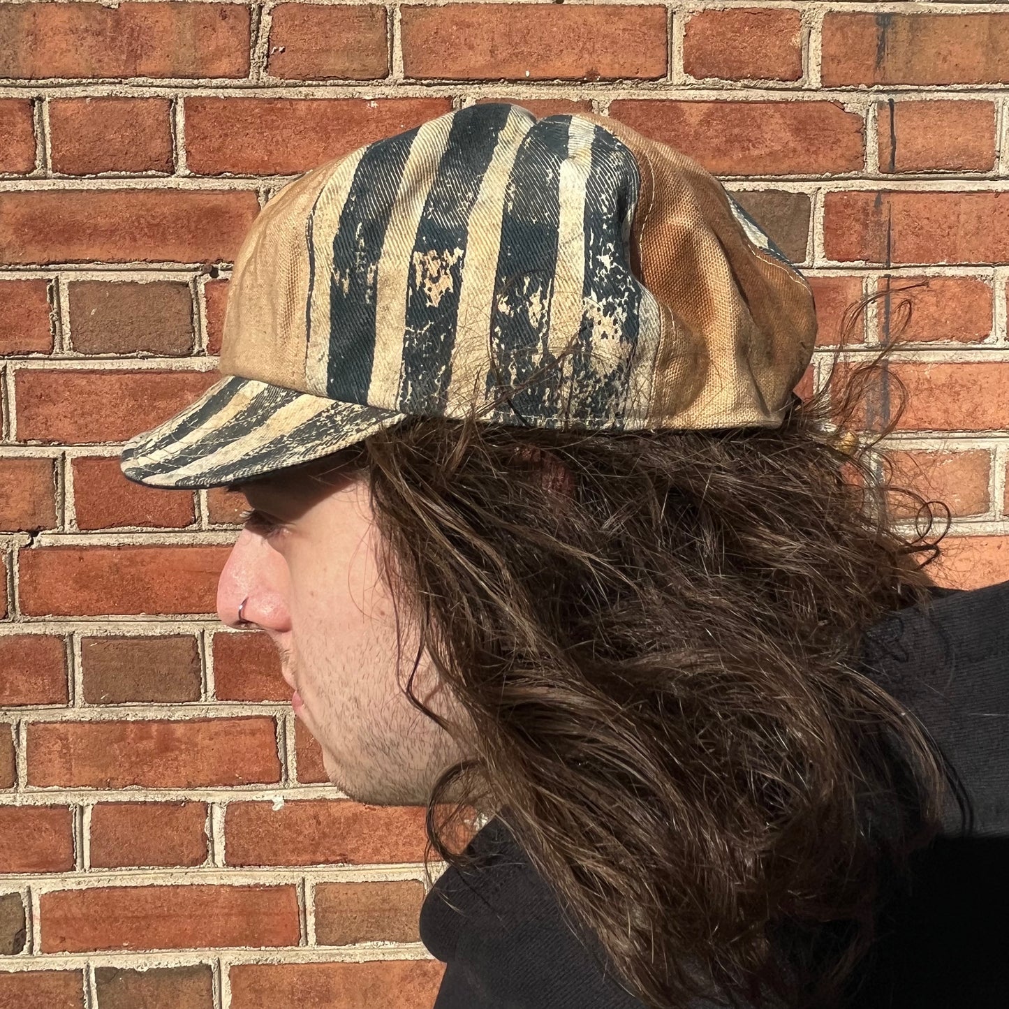 Rat Tail Hat - Persimmon and Camo