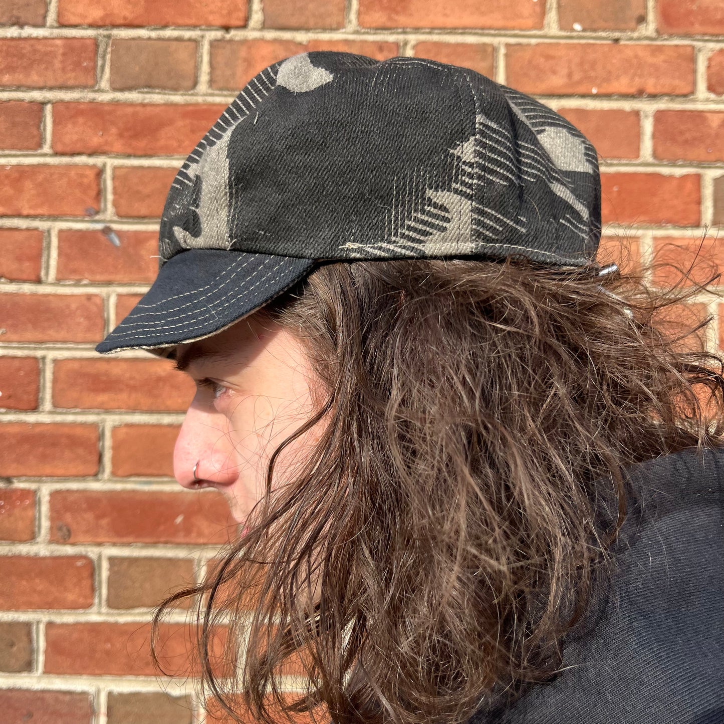 Rat Tail Hat - Persimmon and Camo