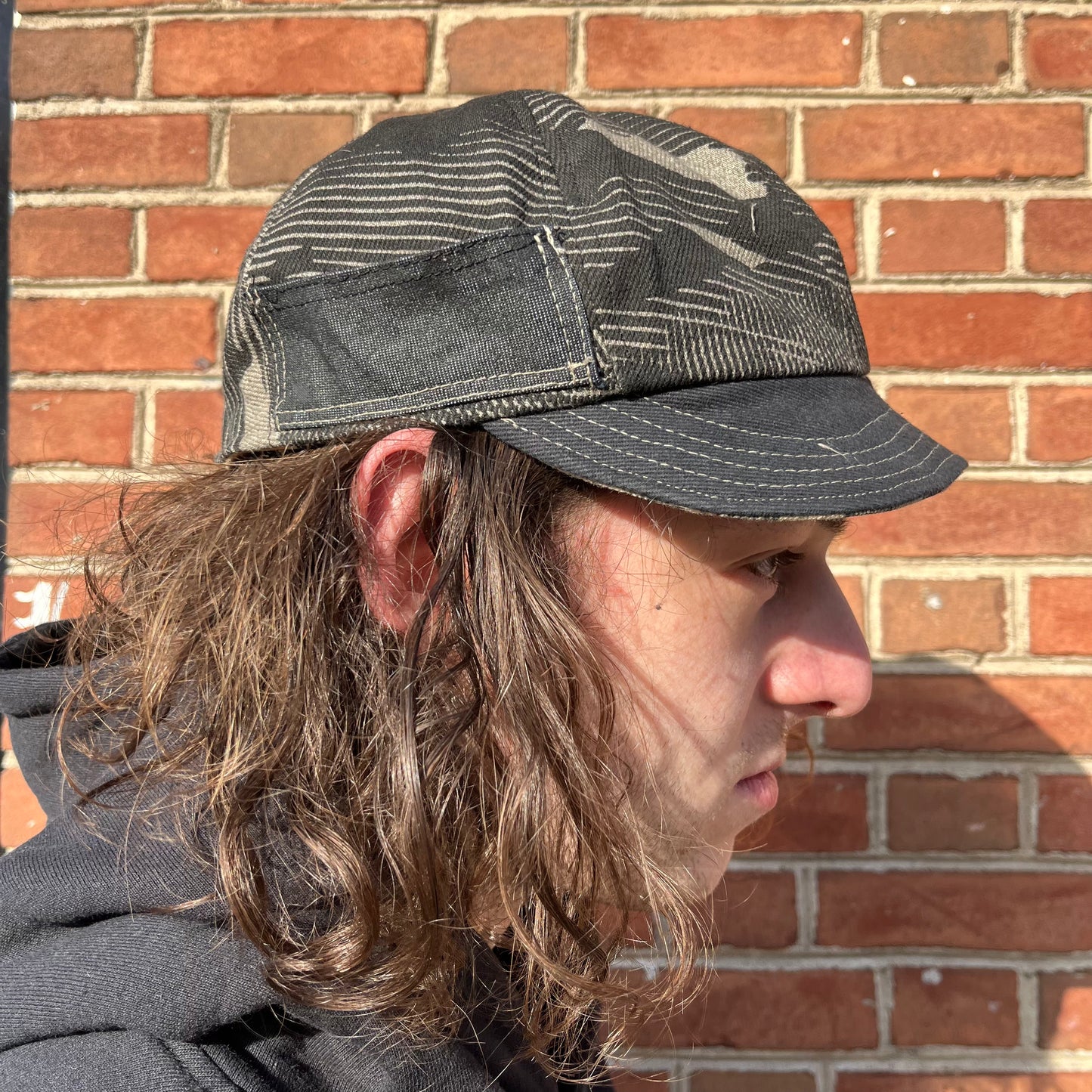 Rat Tail Hat - Persimmon and Camo