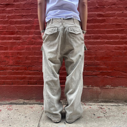 Utility Thwocket Pants - Acorn and Persimmon Dyed Denim