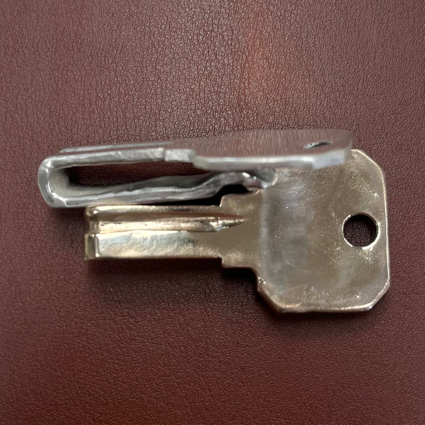 Ski Kansas Key Clip - Sterling Silver