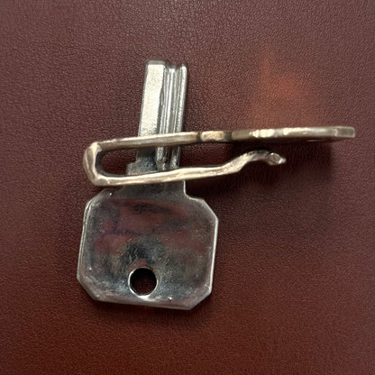 Ski Kansas Key Clip - Yellow Brass