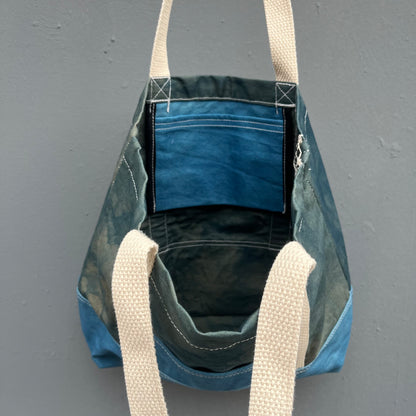 Mini Tote Bag - Indigo Ripstop